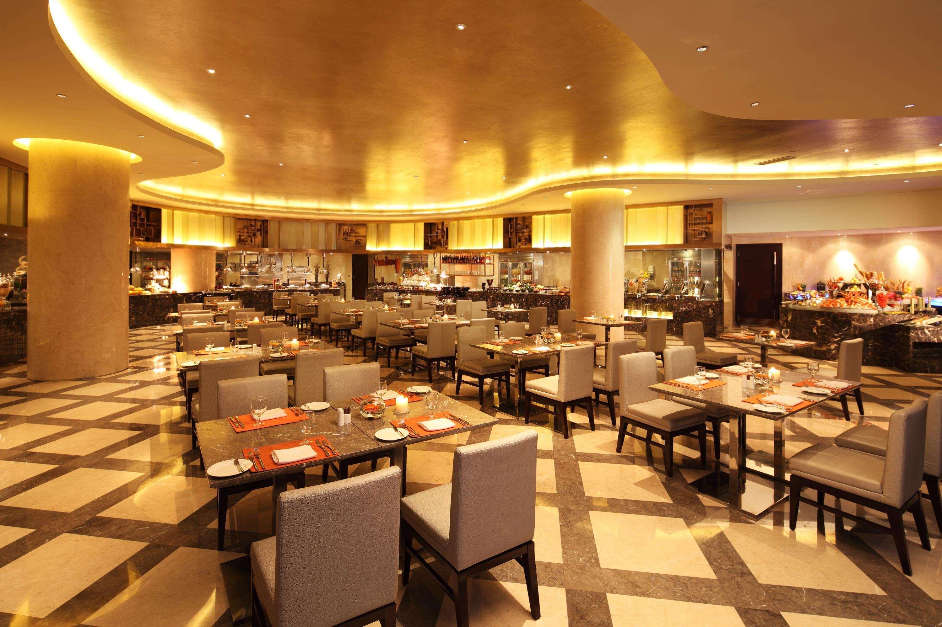 Hilton Nanjing Riverside מסעדה תמונה