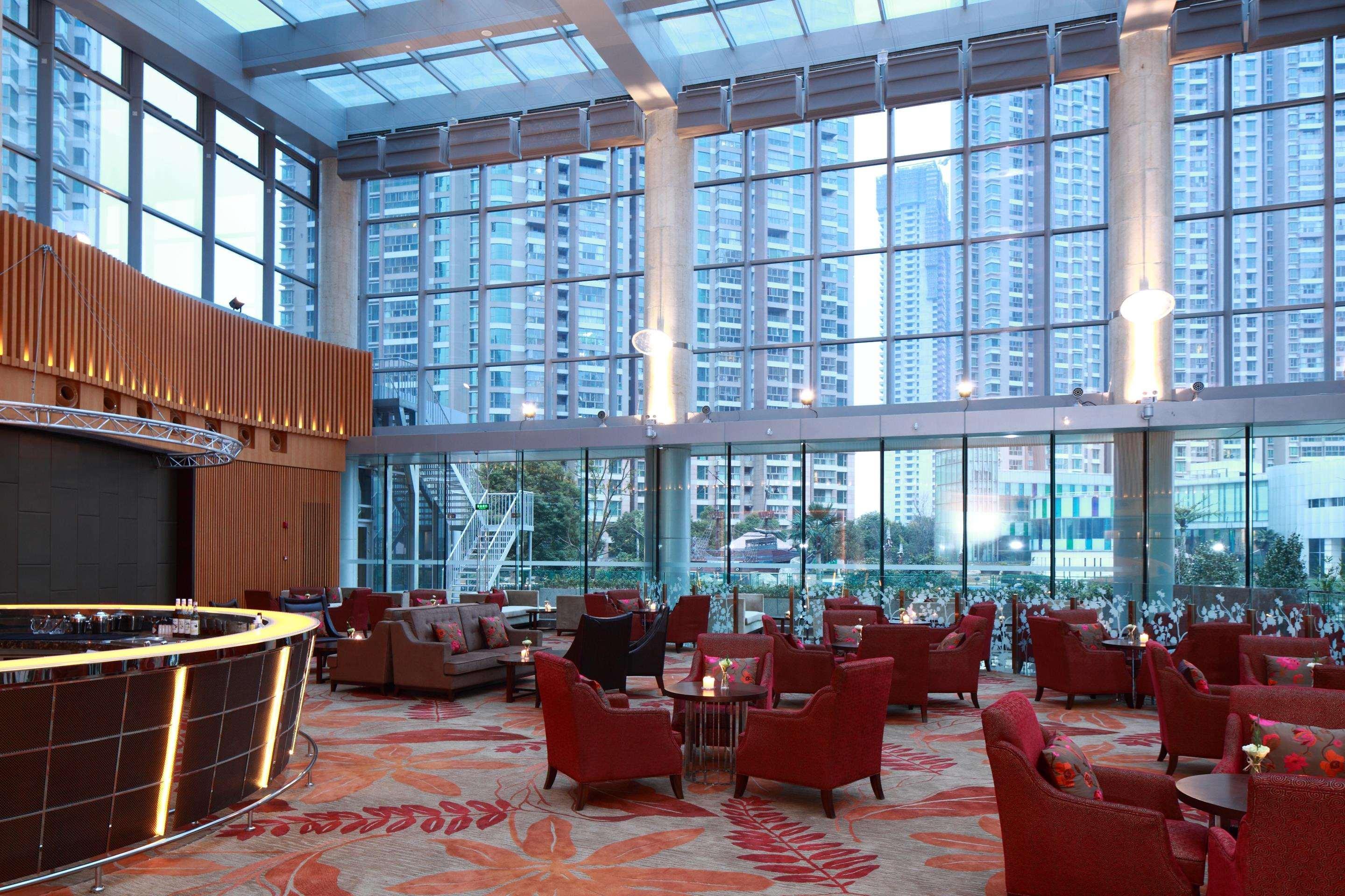 Hilton Nanjing Riverside מסעדה תמונה