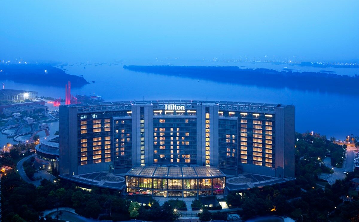 Hilton Nanjing Riverside מראה חיצוני תמונה
